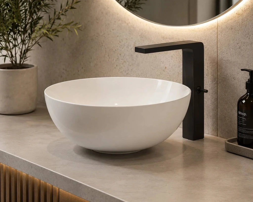 Mobile bagno componibile CERDEÑA con modulo e piano top da 100 cm, lavabo, senza specchio
