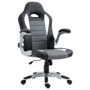 Sedia da ufficio regolabile con braccioli ¨C Zephmum ¨C Grigio 65x69x112-122 cm