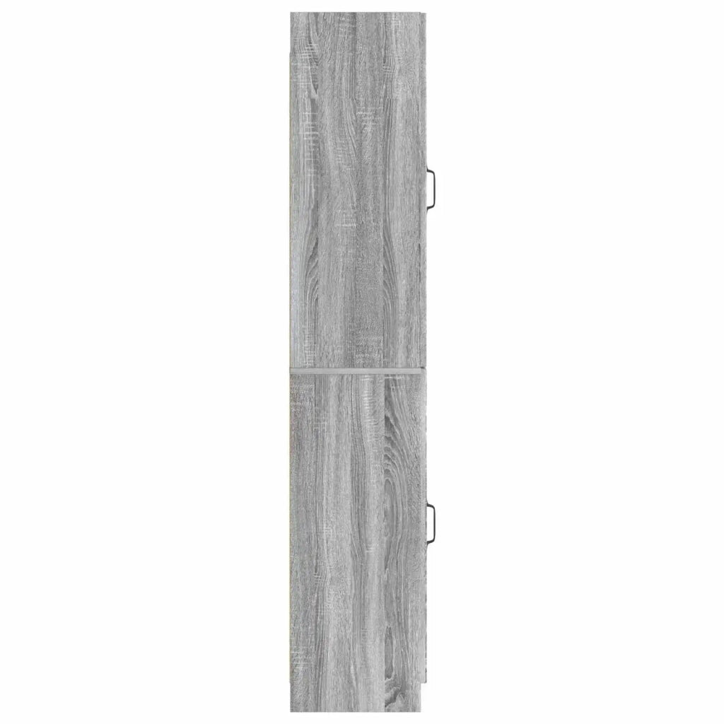 Set di armadi 2 pcs Sonoma grigio Legno ingegnerizzato