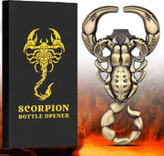 Apri Birra con Scorpione, Idee Regalo per Uomo, Regali Personalizzati per Uomo, Regalo per il Papà, Regali per Natale Regalo per il Compleanno per Lui, Marito Nonno Amico, in Bronzo