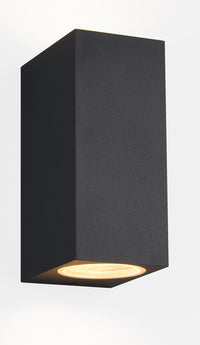 Applique da Esterno Attacco GU10 in Alluminio Antracite