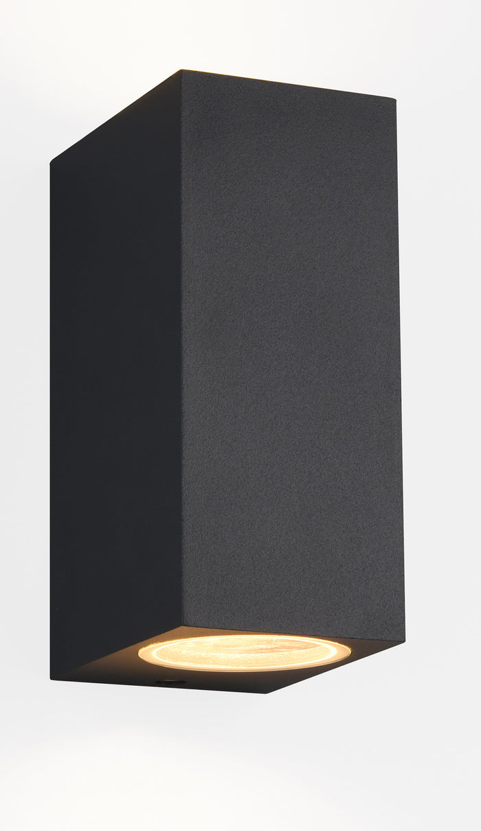 Applique da Esterno Attacco GU10 in Alluminio Antracite