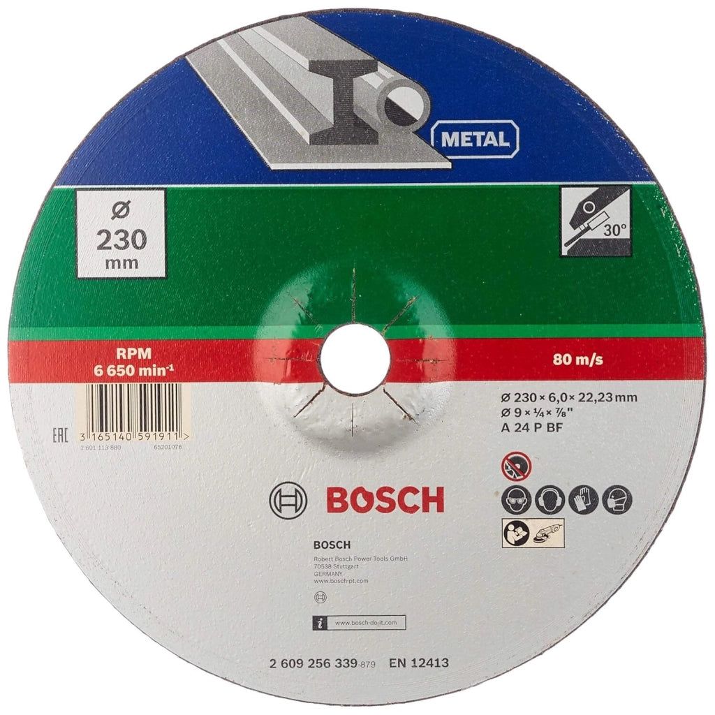 Bosch MOLA SBAVO D. 230 X 22,23 X 6,0 MM, C.DEPRESSO, ME