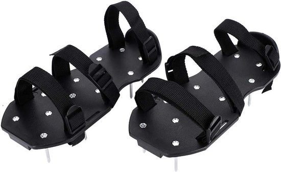 Scarpe per arieggiare il prato con punte e cerniere per un prato sano - Unico dimensione adatta a tutti
