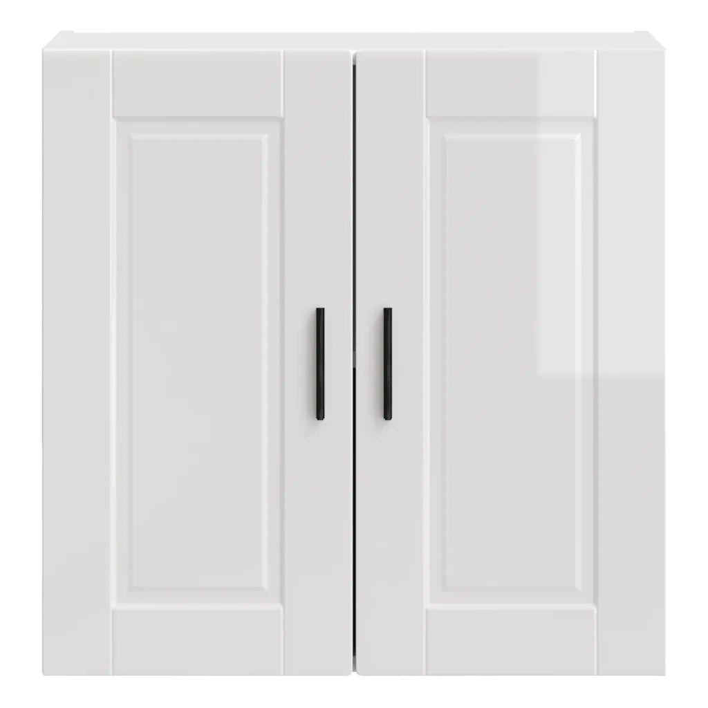 Pensile da Cucina Porto Bianco Lucido in Legno Multistrato 854059