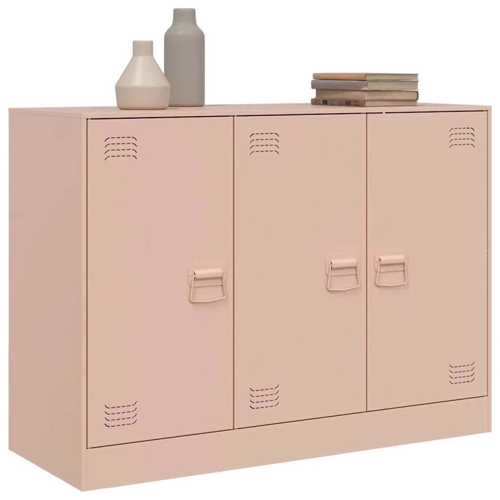 Credenza Rosa 99x39x73 cm in Acciaio