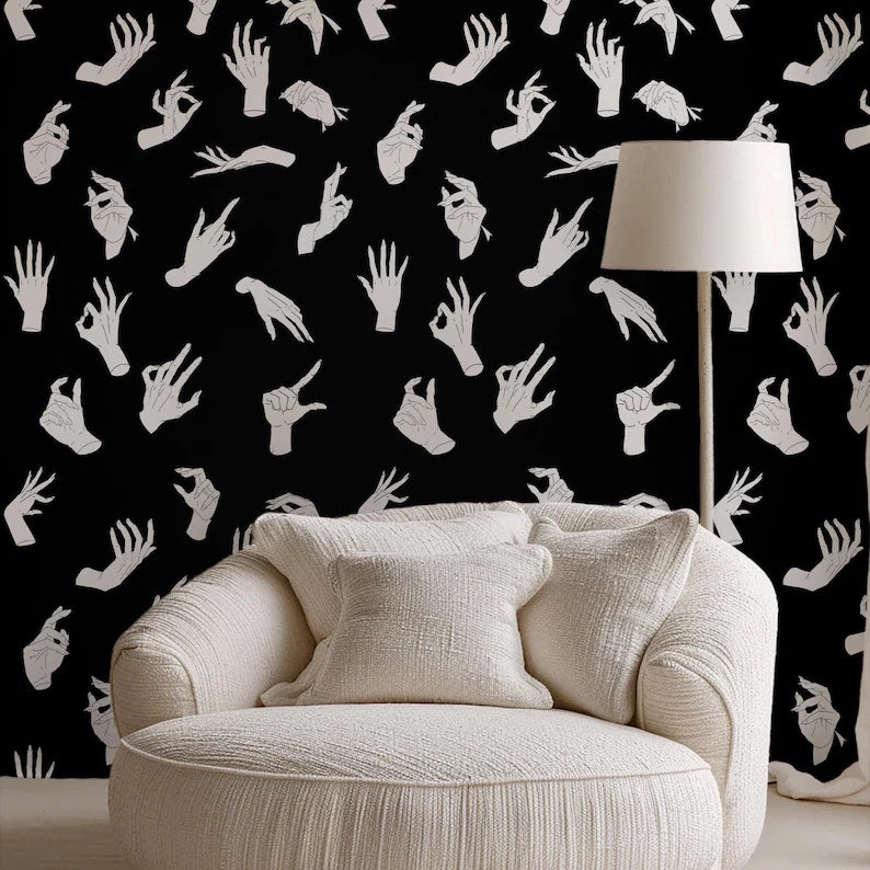 Carta da Parati Mani Gotiche 200x280cm 5 mq