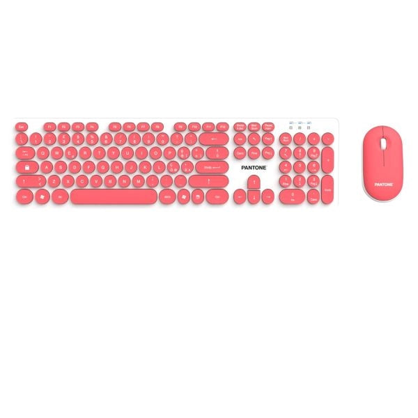 Tastiera  full  sz  con  mouse  pink - PT-MK004S