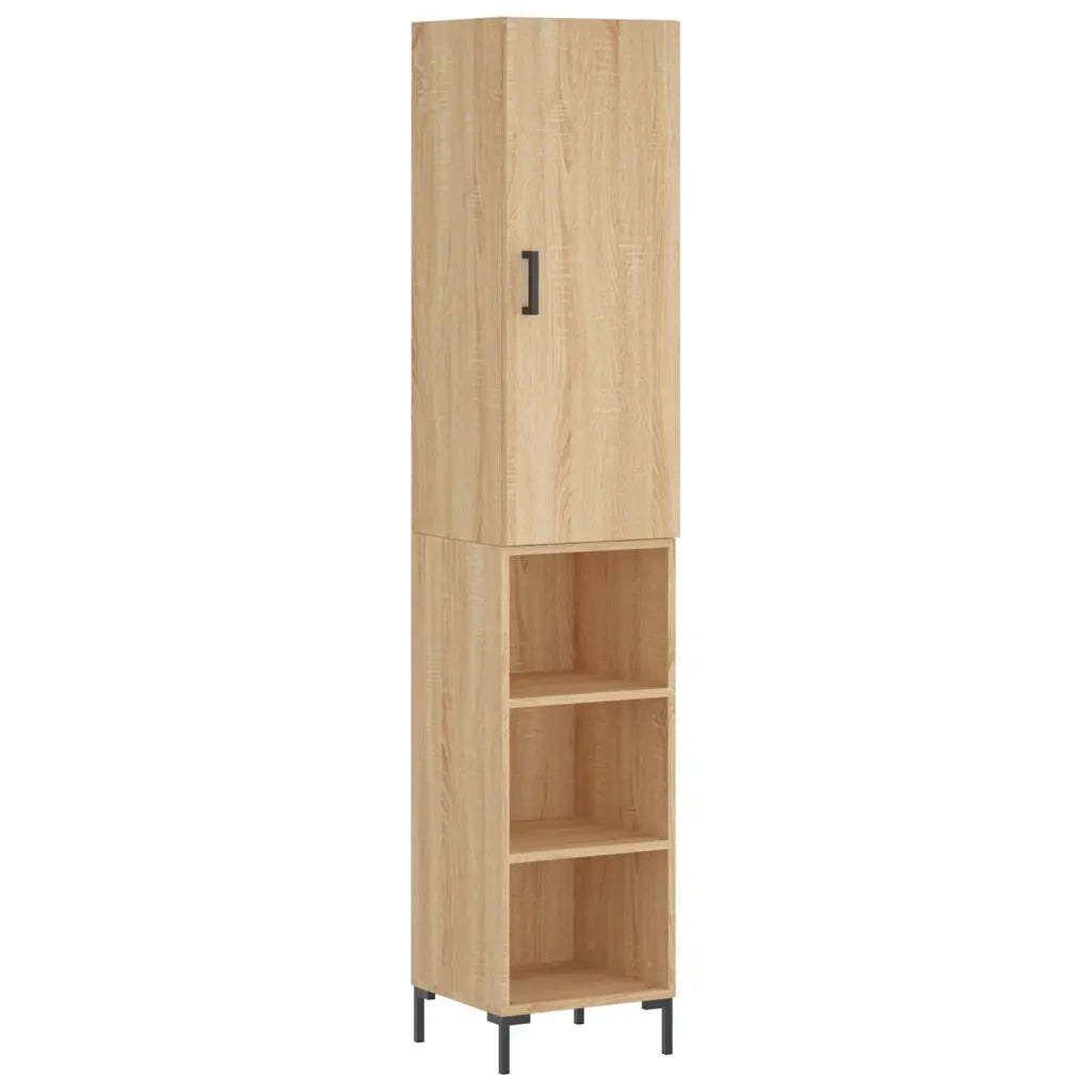 Credenza Rovere Sonoma 34,5x34x180 cm in Legno Multistrato 3198980