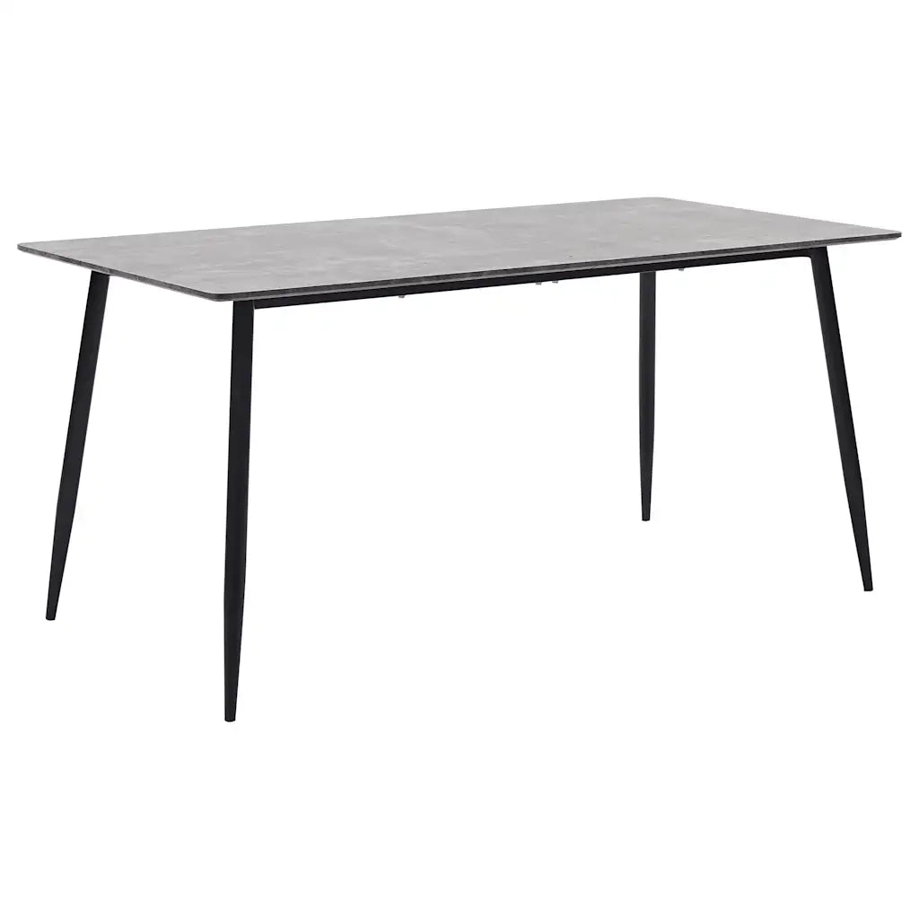 Tavolo da Pranzo Grigio 160x80x75 cm in MDF cod mxl 21552