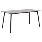 Tavolo da Pranzo Grigio 160x80x75 cm in MDF cod mxl 21552