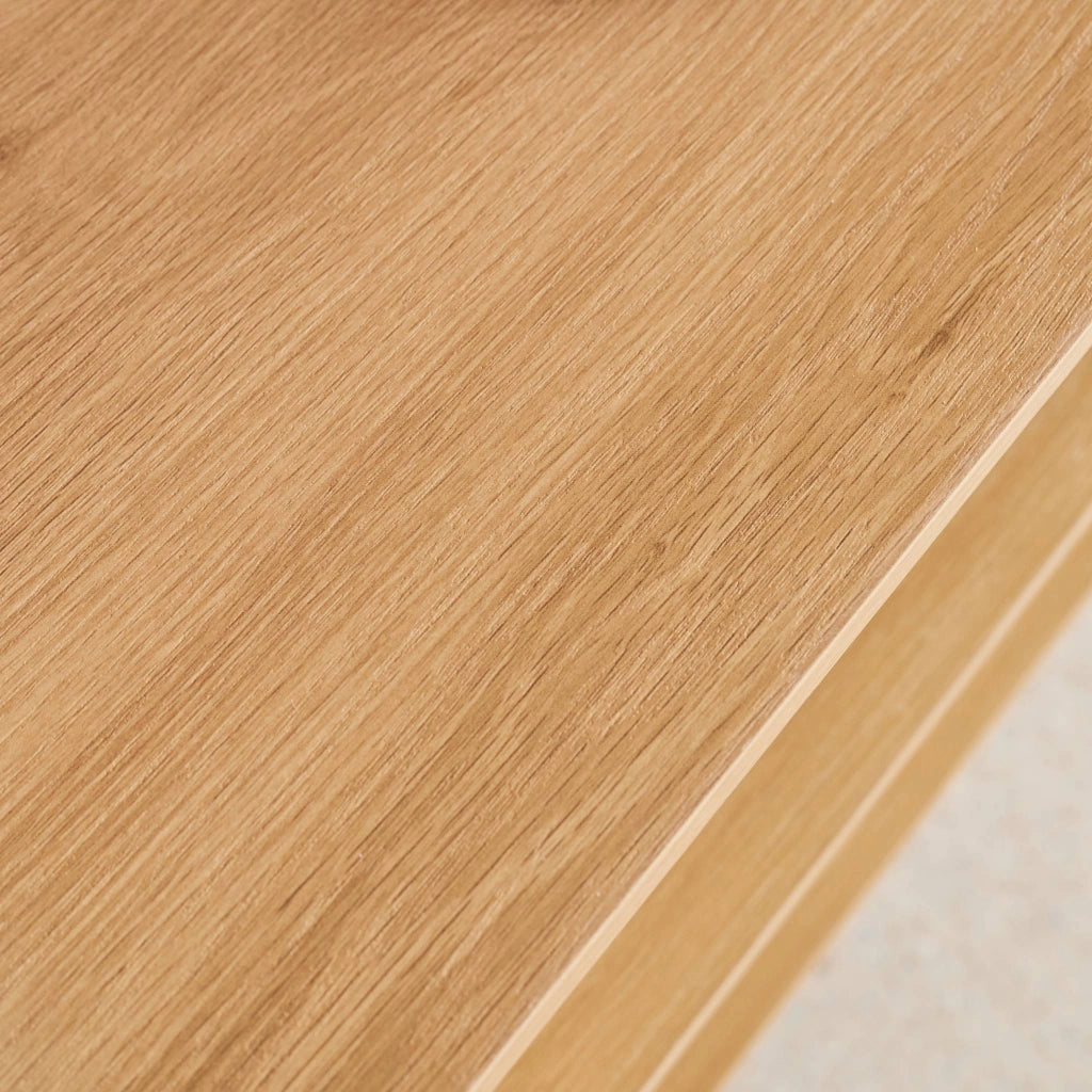 Mobile tv decorazione legno e canna 2 ante 140cm, marrone naturale