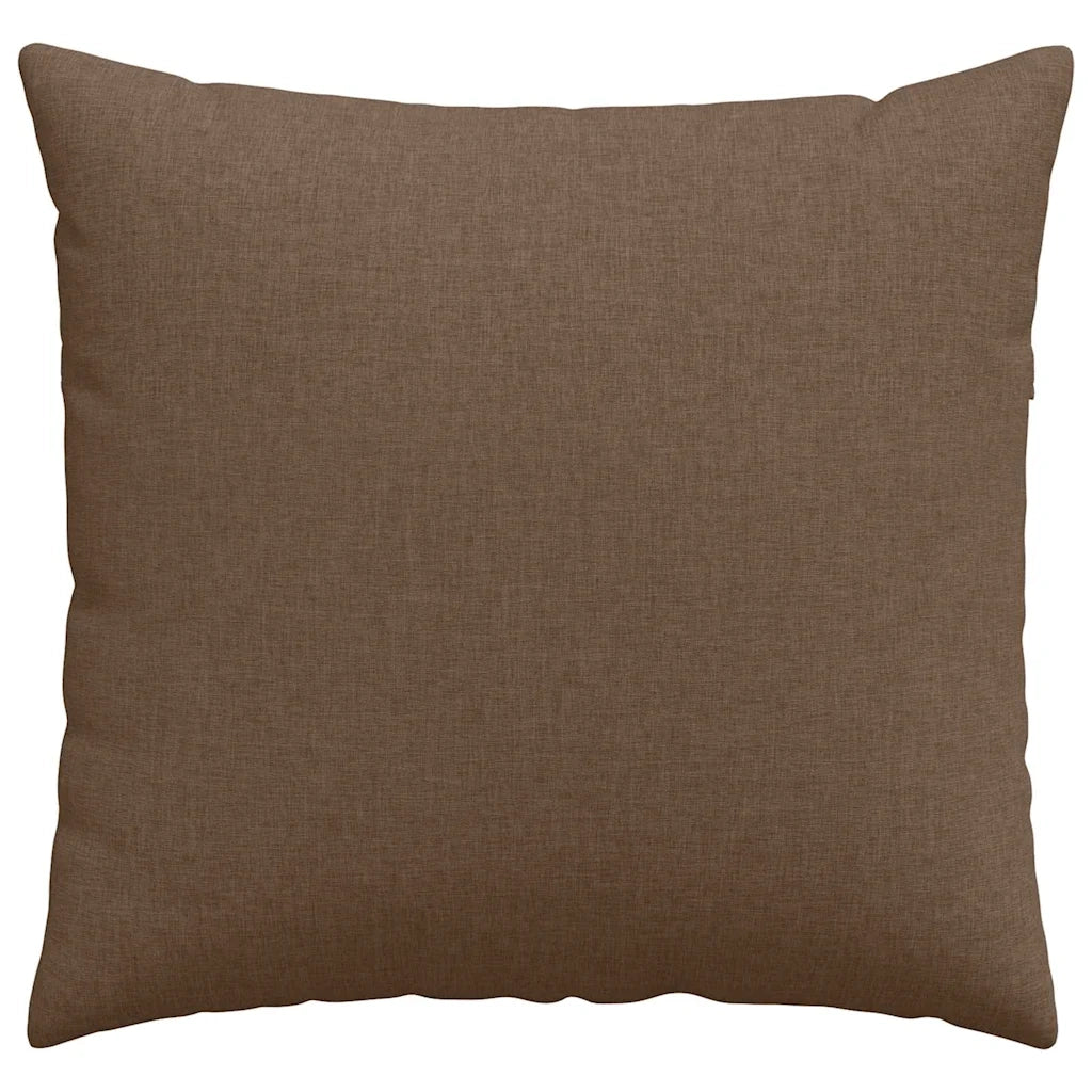 Cuscini da Divano 2 pcs Marrone 45 x 45 cm Tessuto