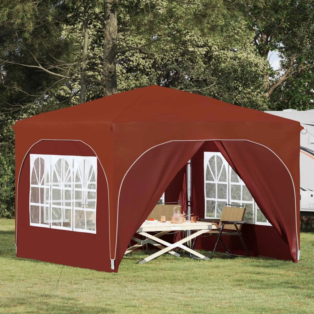 Tenda per feste a pop-up 290 x 290 x 245 cm Terracotta
