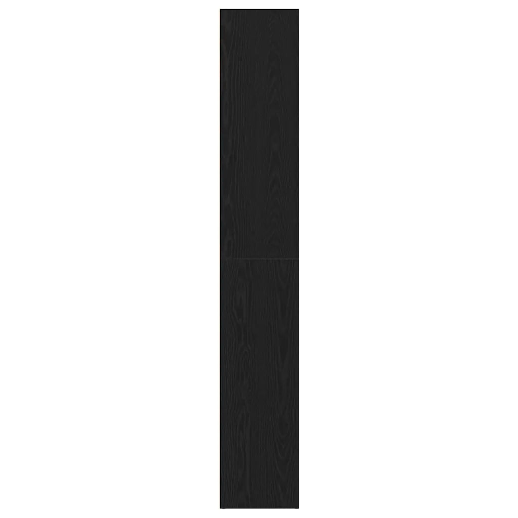 Libreria Rovere Nero 40x30x189 cm in Legno Multistrato