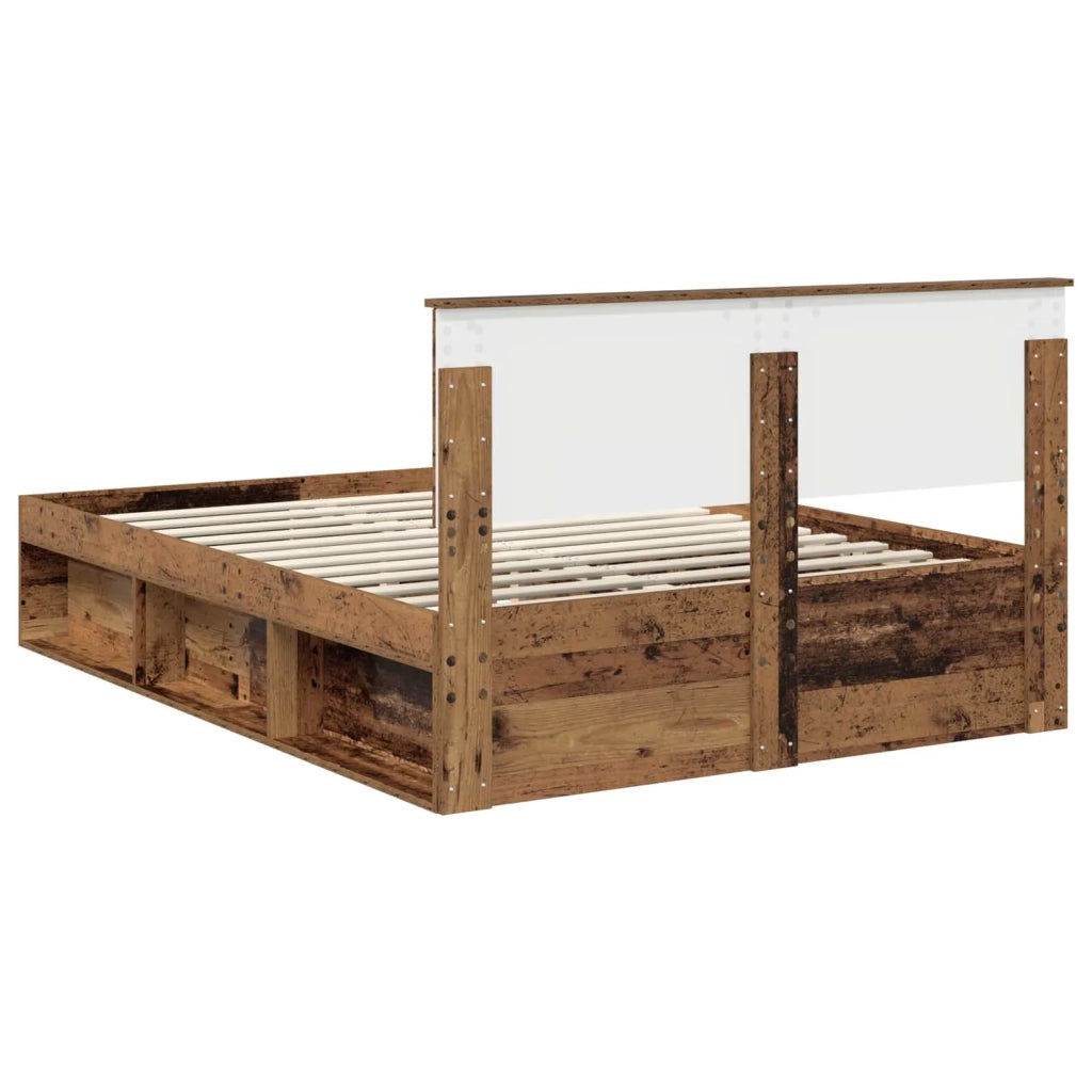 Struttura del letto Legno vecchio 140 x 190 cm Pino massello 3410607