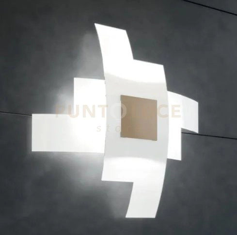 TETRIS COLOR APPLIQUE-PLAFONIERA D.55 CM. 4 LUCI SABBIA 1121-55-SA