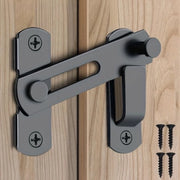 Slot per finestra scorrevole - Slot scorrevole robusto con 180 gradi di rotazione, chiusura rotativa e serratura di sicurezza, facile da installare, ideale per finestre scorrevoli, cancelli per animali domestici, bagni, armadi e cassetti.