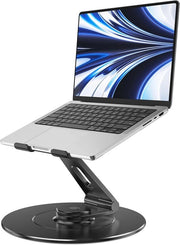 Standaard da 360° per laptop rotativa e stabile, con regolazione di altezza per scrivania
