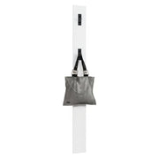 Ascrea, Appendiabiti 3 Ganci Made in Italy, 170h cm Bianco Lucido