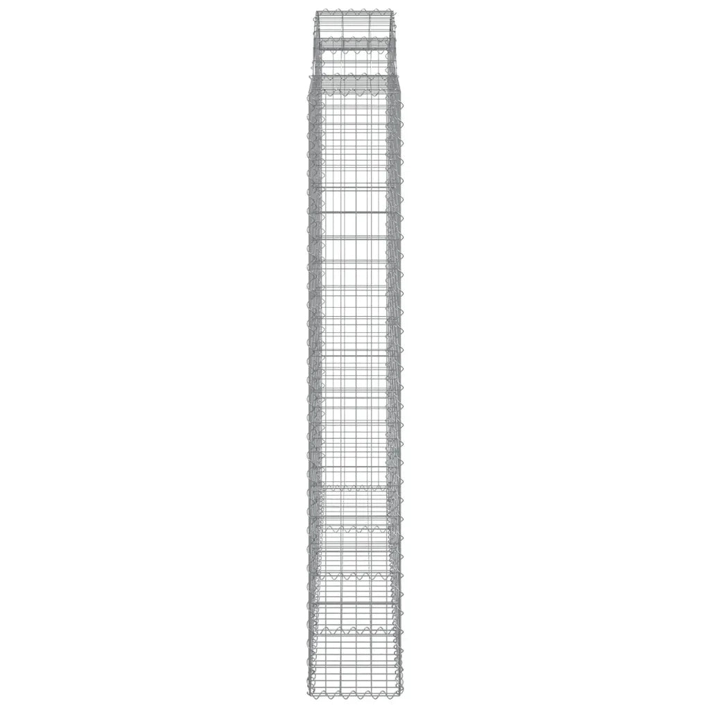 Cesti Gabbioni ad Arco 7 pz 200x30x200/220 cm Ferro Zincato 3146220