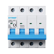 ETTROIT Interruttore Magnetotermico Automatico 4P 63A 6000A 220V 380V Salvavita Stotz Occupa 4 Moduli DIN