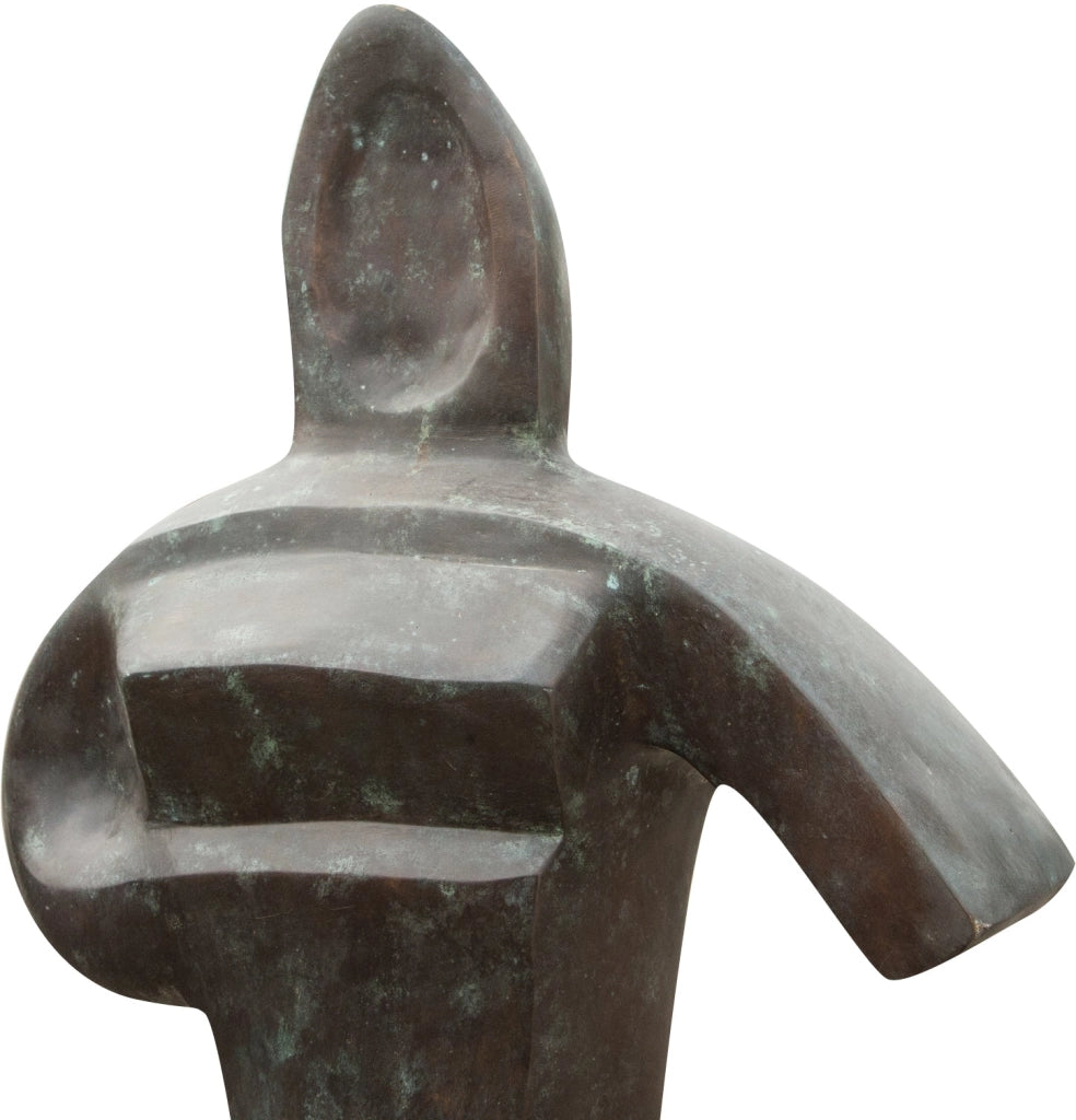 Biscottini Scultura in arte moderna in fusione di bronzo L40xPR32xH175 cm stile Offerta