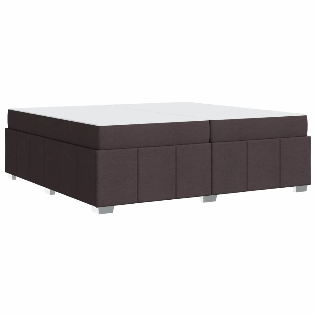 Struttura del letto Marrone Scuro 200 x 200 cm Tessuto 3398310