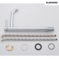 Giulia | Rubinetto da bagno alto Hotel Gastro cromato lucido |. Rubinetto in acciaio inossidabile premium per lavabo alto |Rubinetto ad alta pressione