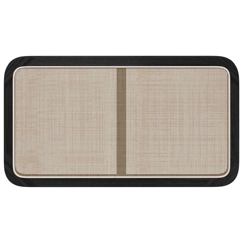 Testiera | Testata con Testiera | Testata Nero 100 x 55 x 3 cm Rattan