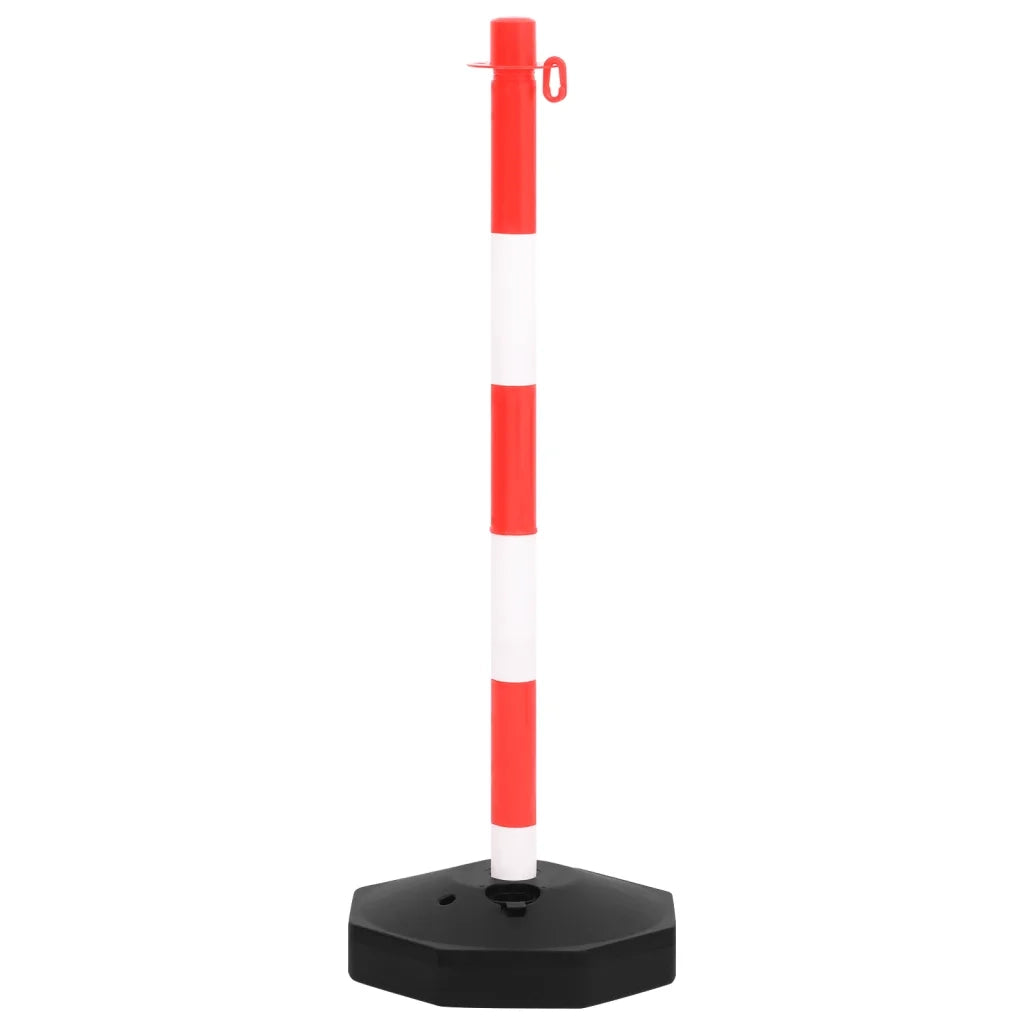 Set di Pali Stradali con Catena in Plastica di 10 m CFW3624416