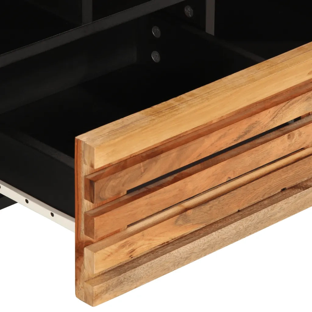 Mobile Porta TV 100x34x46 cm in Legno Massello di Acacia
