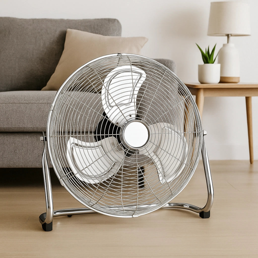 VENTILATORE A PAVIMENTO CYCLON D 45CM CROM – MODELLO METAL