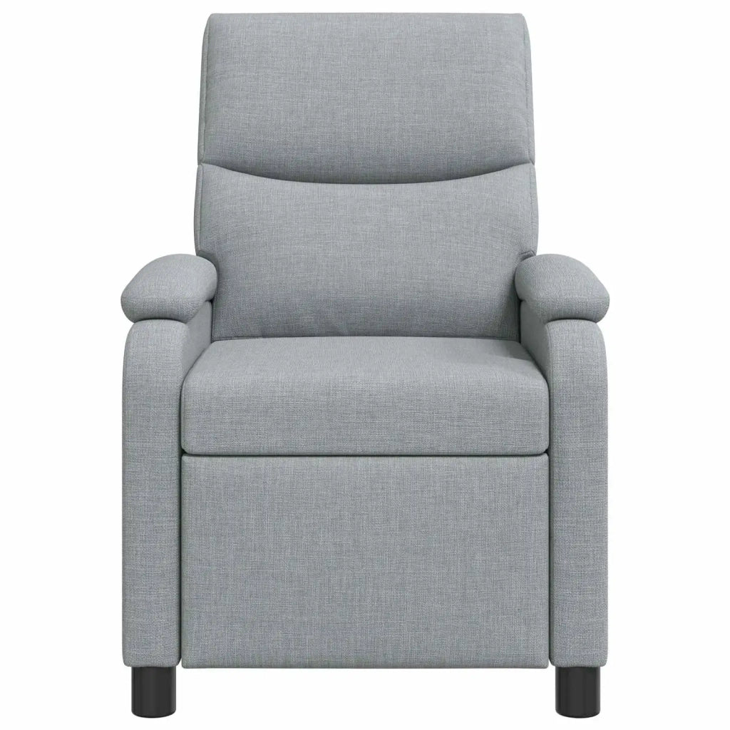 Divano Sedia-Poltrona Massaggiante Grigio Chiaro Tessuto 668830