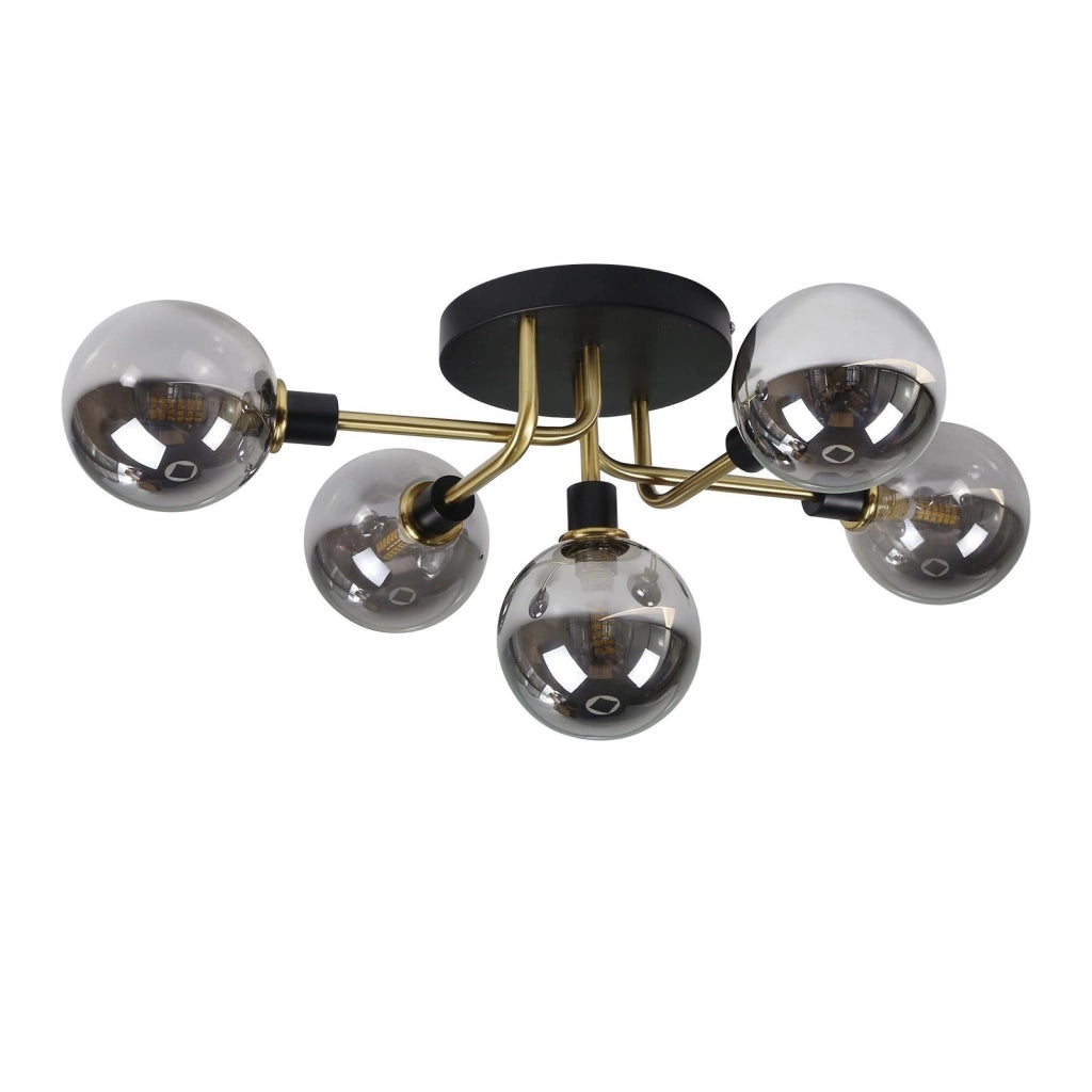 ZMH Lampada da soffitto a globo in vetro per illuminazione soggiorno