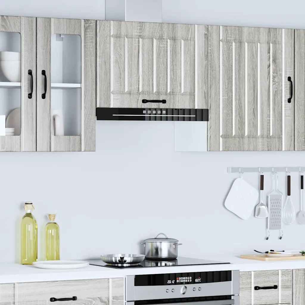 Pensile da Cucina Lucca Grigio Sonoma in Legno Multistrato 853843