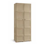 ARMADIO 5 MODULI TALPA 79X43X203 CM – MOBILE ALTO SALVASPAZIO PER ORGANIZZAZIONE CASA E ZONA GIORNO