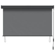 Tenda a rullo | Tenda avvolgibile Grigio Chiaro 180 x 250 cm Tessuto e Alluminio