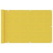 Paravento da Balcone Giallo 90x400 cm in HDPE