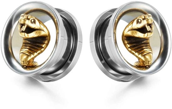 Piercing per Orecchio Unisex - Acciaio Inossidabile - Modelli di Alta Moda - Versatile - Adatto per Ogni Occasione