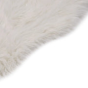 Tappeto del soggiorno | Tappeto in Similpelle di Pecora 60x90 cm Bianco