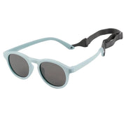 Occhiali da Sole per Bambini Gepolarizzati - Protezione UV 400 - Cadenza in Silicone - Adattabile - Per Bambini da 0 a 2 Anni - Blu - 1 Unita - Occhiali da Sole per Bambini