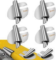 Set di Zampe di Acciaio per Macchina da Cucire - 4 Zampe - Zampe a Rullo - Zampe Universali - Accessori per Macchina da Cucire - Materiale di Alta Qualità - Stabile e Duraturo - Zampe a Rullo con Funzione di Zoom