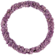 Corona per porta 28 cm - Fiori artificiali - Allium/Lavanda - Decorazione per esterni - Tecnologia RealTouch - Tessitura autentica - Corona decorativa
