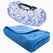 Assemblaggio di Asciugamani per Asciugare e Asciugare Premium con Microfibra + Asciugamano per Asciugare Premium 40x60cm