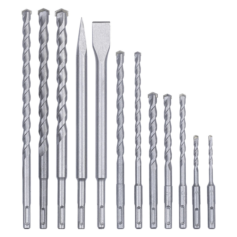 SET PUNTE E SCALPELLI 12 pezzi  - EINHELL