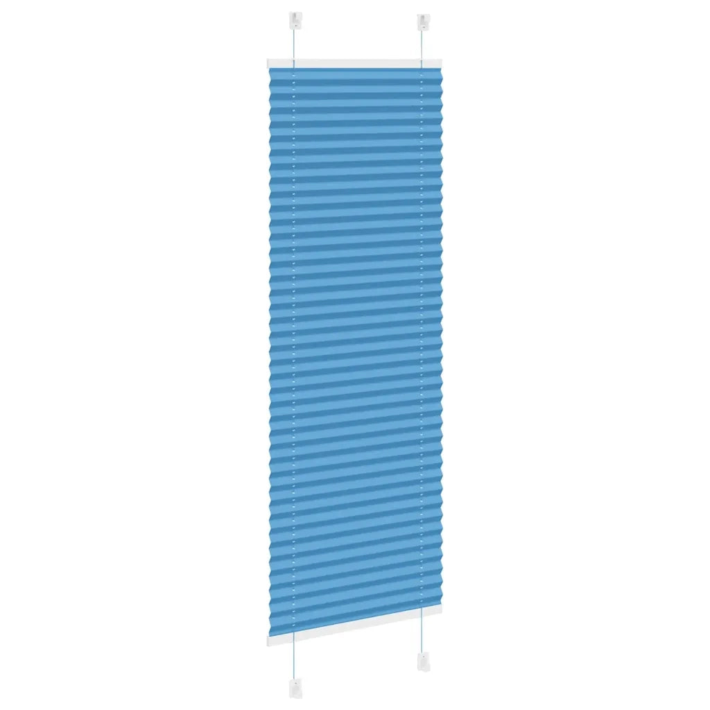Tenda Plissettata Blu 40x150 cm Larghezza Tessuto 39,4 cm 4015182