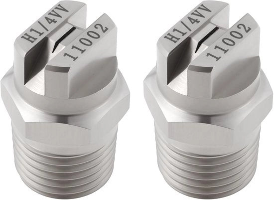Nozzle ad alta pressione 0,91mm di apertura - 110° testa di spruzzo - 1/4 BSPT connessione esterna - bocchetta a V - compatibile con Prochem - elevata uscita d'acqua - bocchetta ad alta pressione