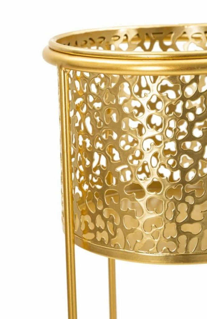 Oggettistica Robert, Complemento d'arredo, Articolo decorativo, Accessorio d'arredo, Oro, 17x17 h46 cm
