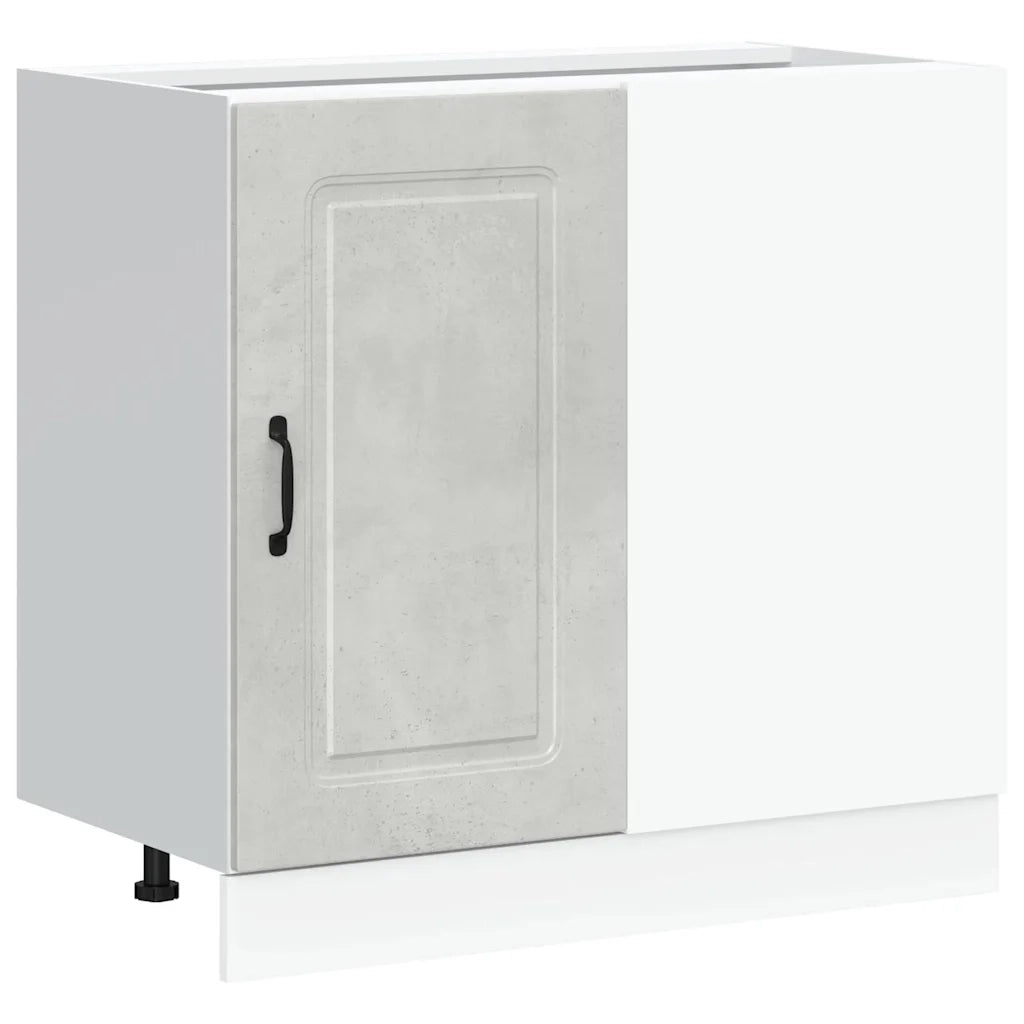 vidaXL Base da Cucina Kalmar Grigio Cemento in Legno Multistrato